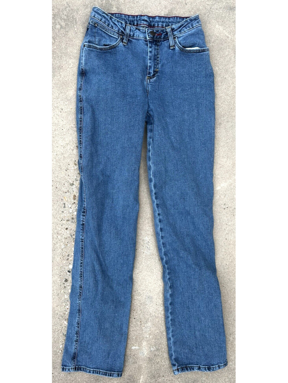 Womens Wrangler Cowboy Cut Straight Jeans High Rise Tag 3x34L Measures 22Wx31L